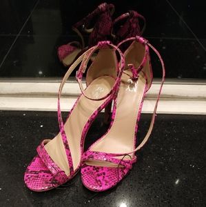 Snakeskin heels